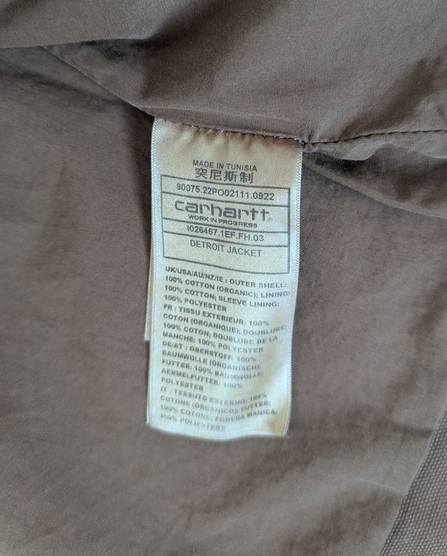 Chaqueta Carhartt WIP Detroit Marrón