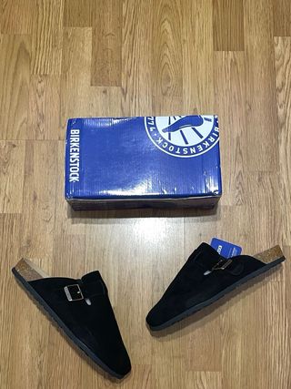 Birkenstock Boston Negro Talla 44 Nuevo