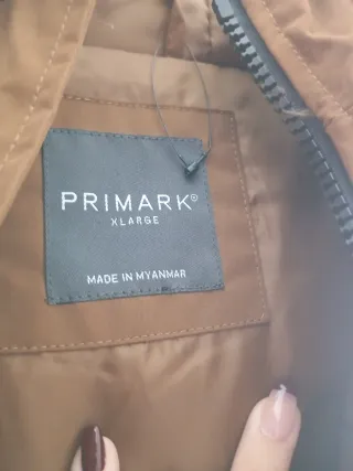 Chaqueta Primark XL Marrón Forrada