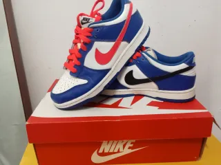 Nike Dunk Low Azul Blanco Rojo
