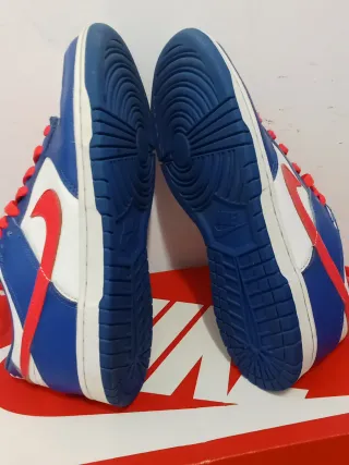 Nike Dunk Low Azul Blanco Rojo