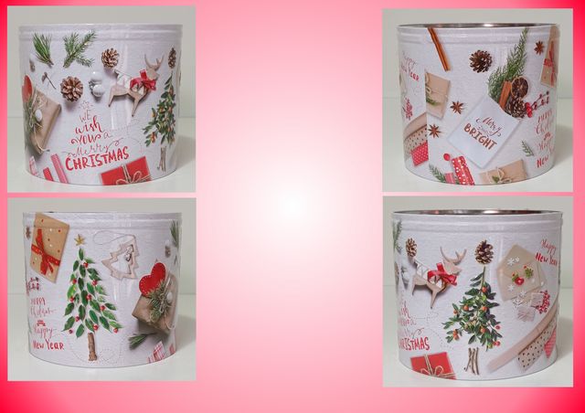 Barattolo Latta Balocco Natale Wonderful Times