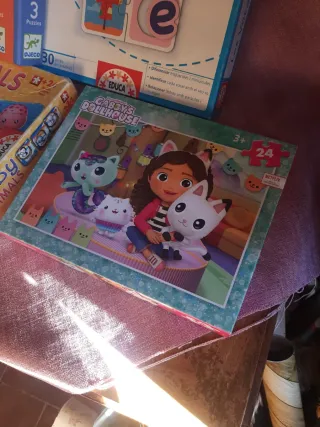 Lote 4 Puzzles Infantiles Educa Djeco