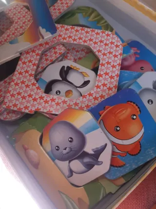 Lote 4 Puzzles Infantiles Educa Djeco