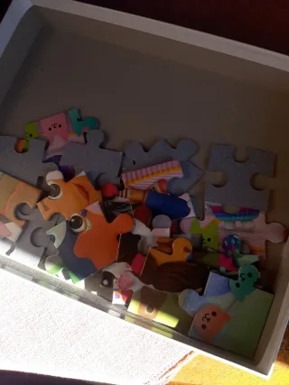 Lote 4 Puzzles Infantiles Educa Djeco