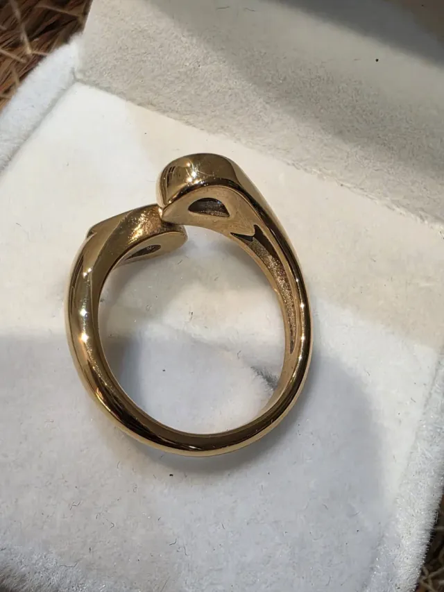 Anel das Duas Energias Ouro