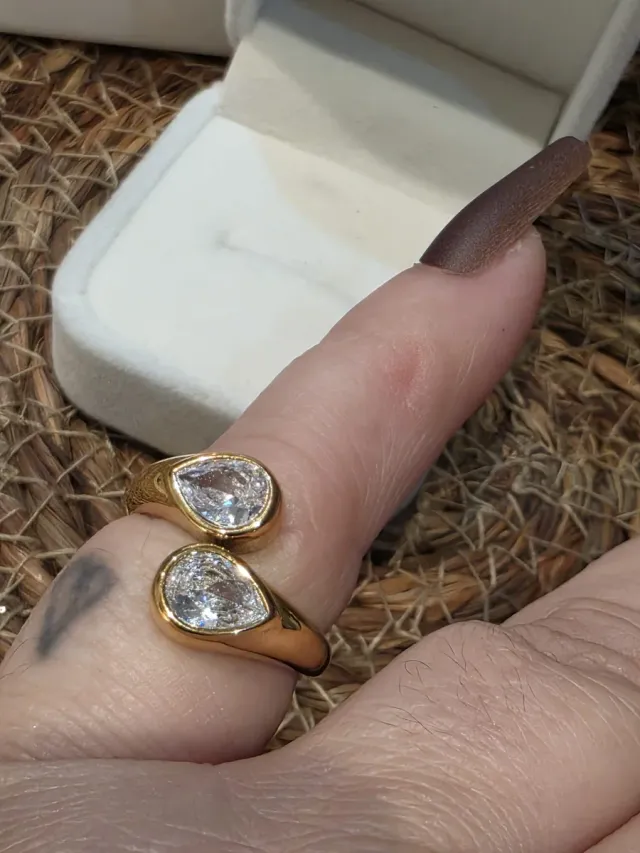 Anel das Duas Energias Ouro