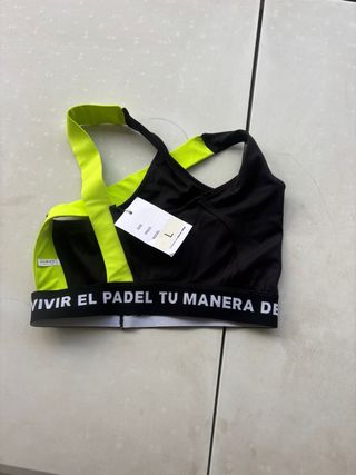 Sujetador deportivo negro L