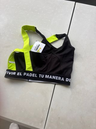 Sujetador deportivo negro L