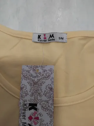 Camiseta KIM manga larga geométrica