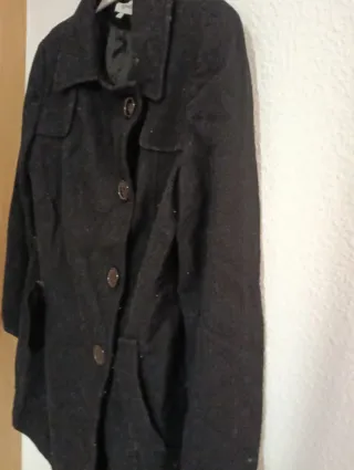 Chaquetón mujer negro