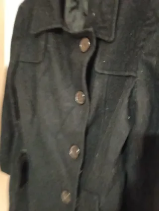 Chaquetón mujer negro