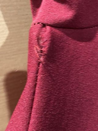 Vestido de fiesta burdeos