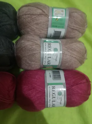 Ovillos lana fina 1€