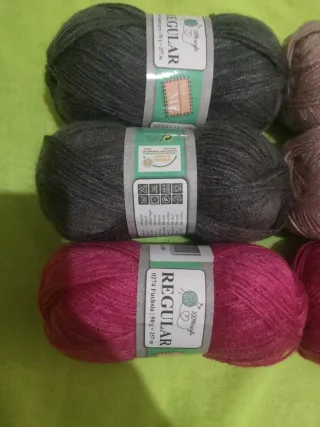 Ovillos lana fina 1€