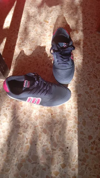 Zapatillas Mustang Mujer Azul y Rosa