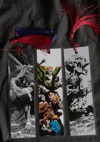 LOTE MARCAPÁGINAS BERNIE WRIGHTSON