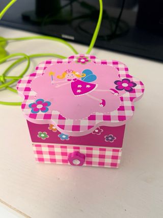 Joyero musical para niña con figura de princesa