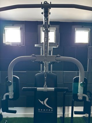 Barra recta polea tríceps/biceps/dorsal