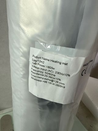 Pack suelo radiante parquet/laminado