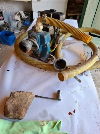 Bomba de agua con manguerasauto aspirante