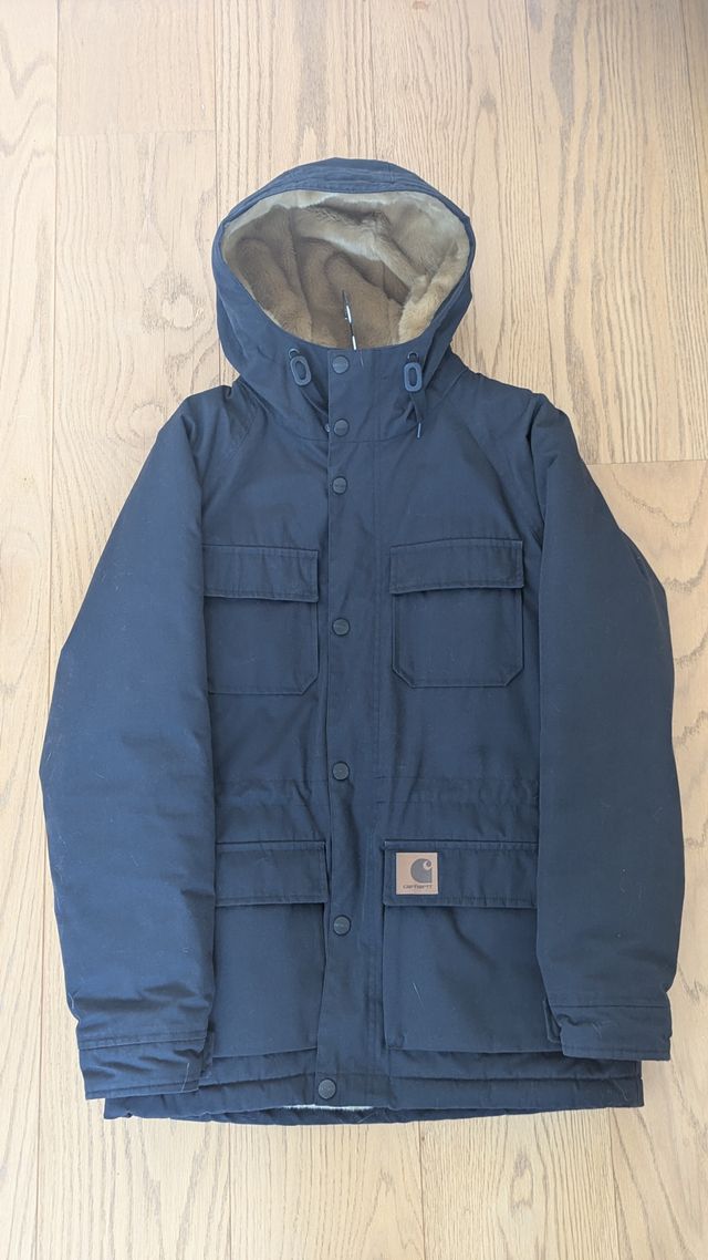 Abrigo Carhartt WIP Mentley – Negro