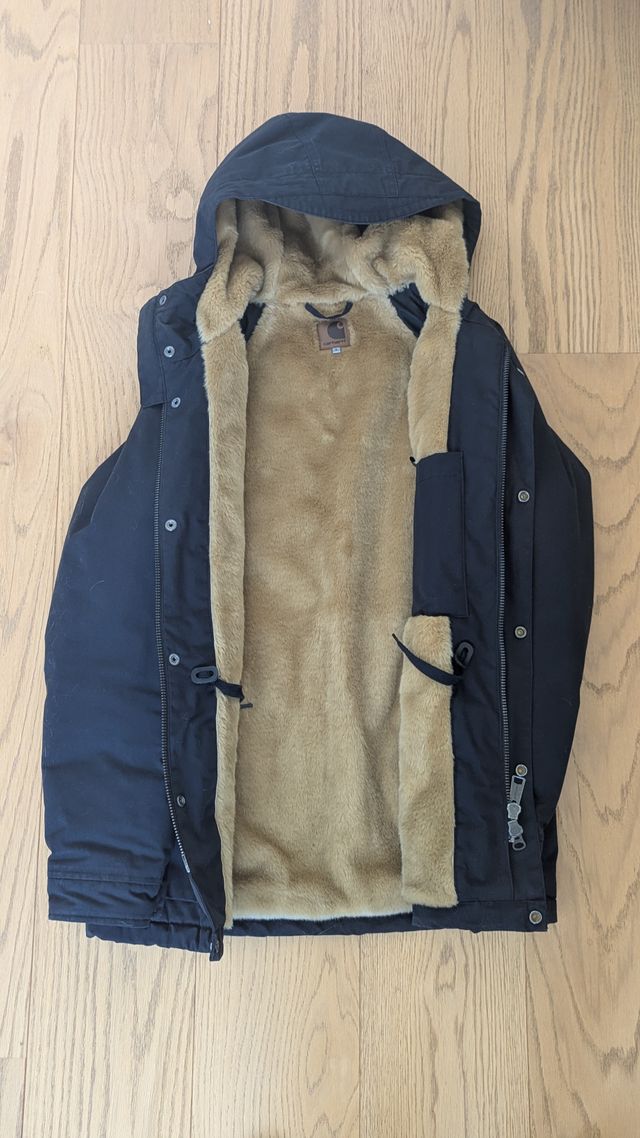 Abrigo Carhartt WIP Mentley – Negro