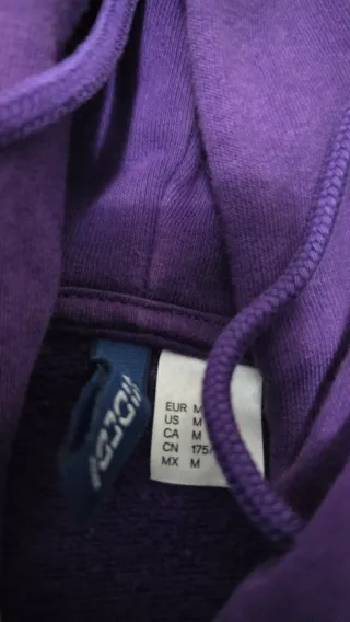 Sudadera H&M Morada Talla M