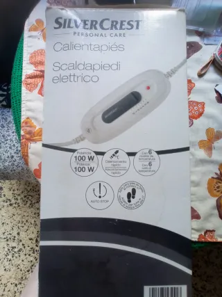 Silver Crest Calientapiés Eléctrico