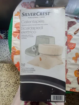 Silver Crest Calientapiés Eléctrico