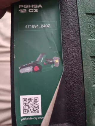 Sierra Batería Parkside X12V