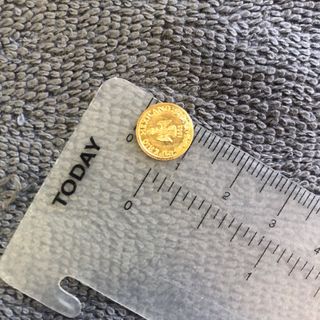 La moneta d'oro più piccola del mondo
