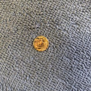 La moneta d'oro più piccola del mondo
