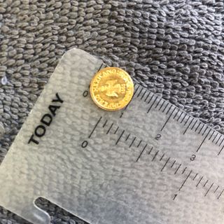 La moneta d'oro più piccola del mondo