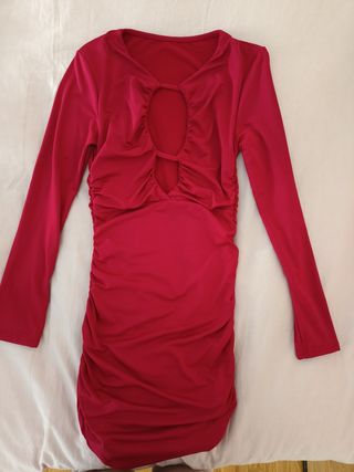 Vestido rojo mujer