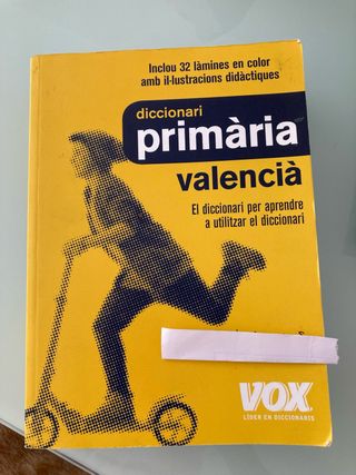 diccionario de primaria de valenciano vox