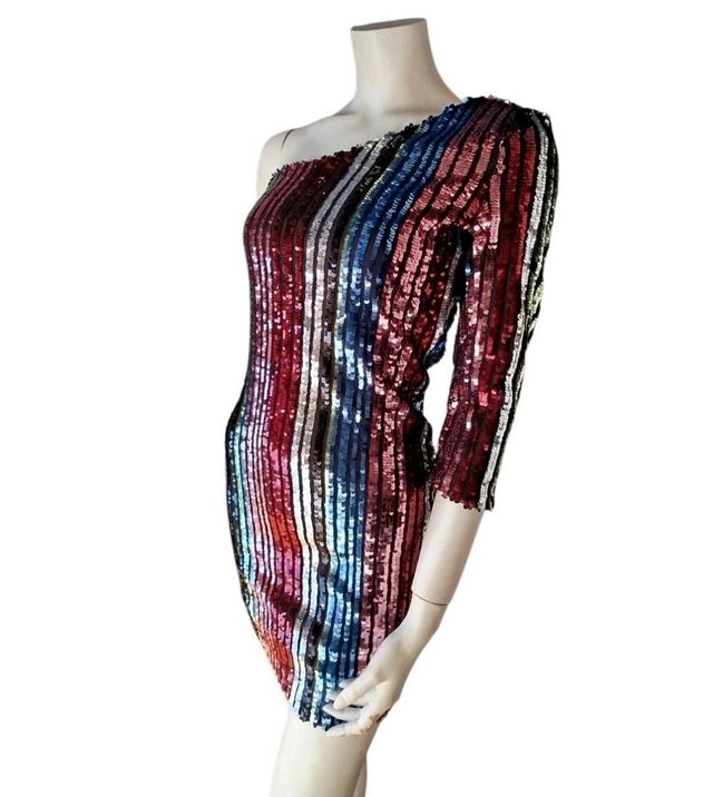 Vestido lentejuelas Green Coast NUEVO