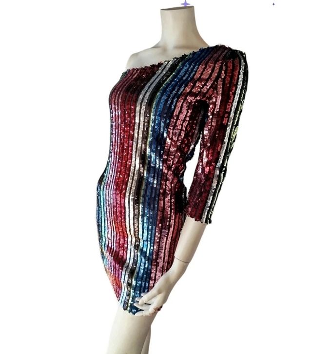 Vestido lentejuelas Green Coast NUEVO