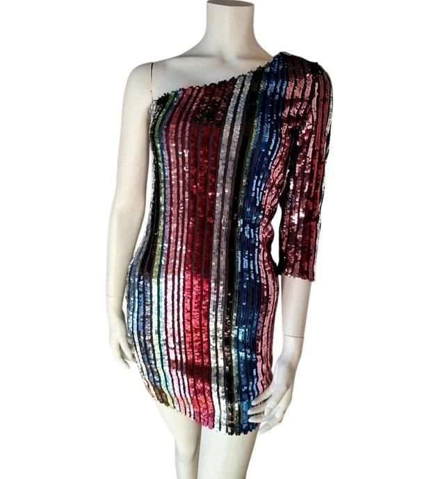 Vestido lentejuelas Green Coast NUEVO