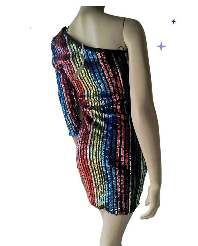 Vestido lentejuelas Green Coast NUEVO