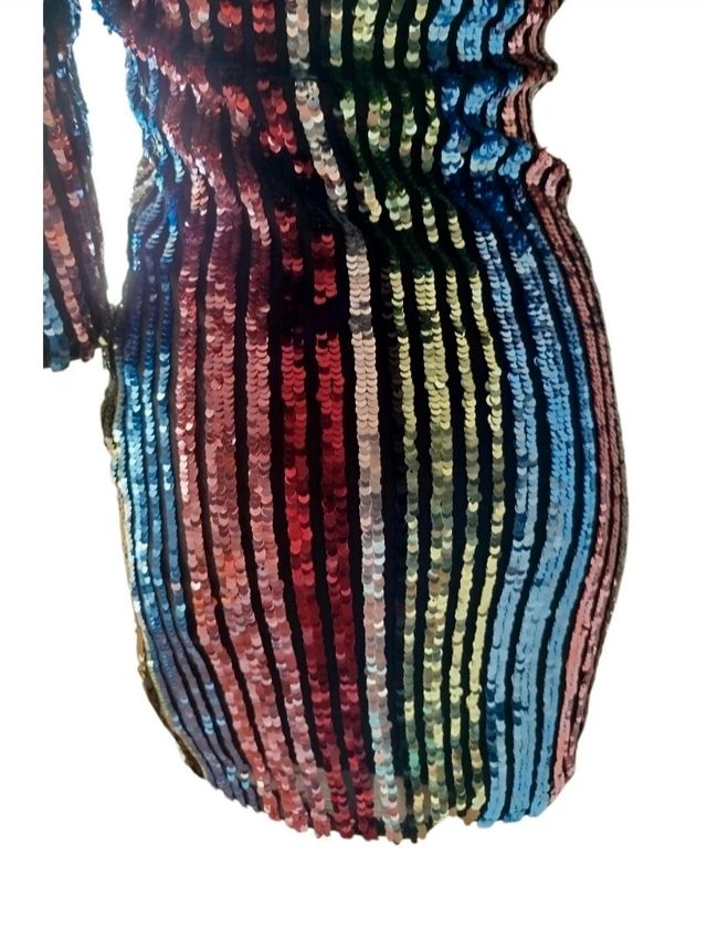 Vestido lentejuelas Green Coast NUEVO