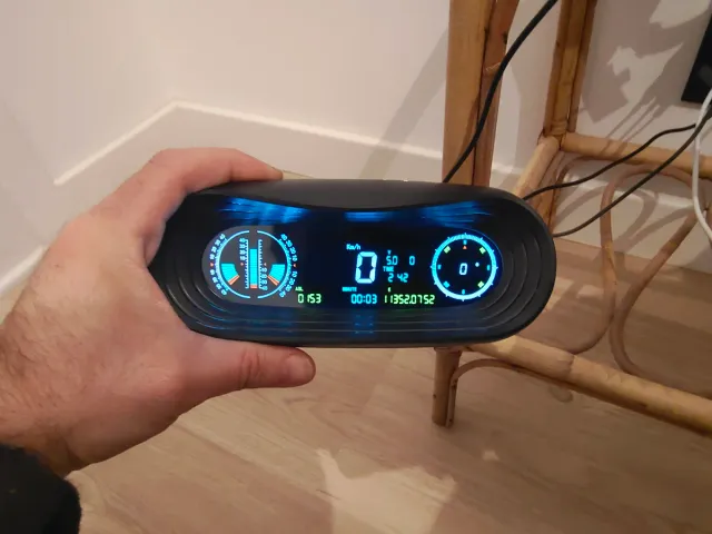 Inclinómetro GPS velocímetro Multifunción