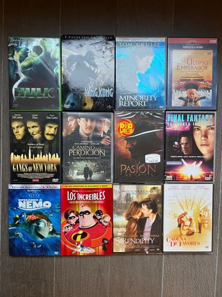 Lote 12 Películas DVD Variadas