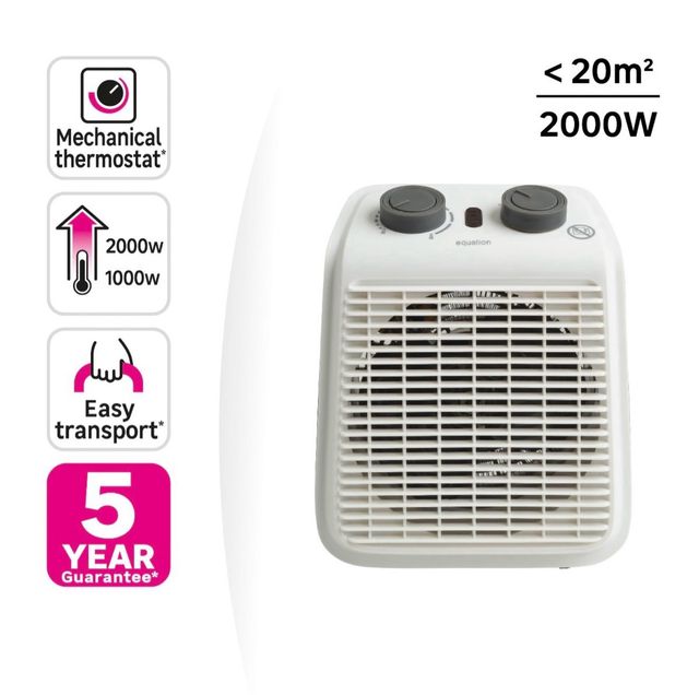 Calefactor nuevo 2000w