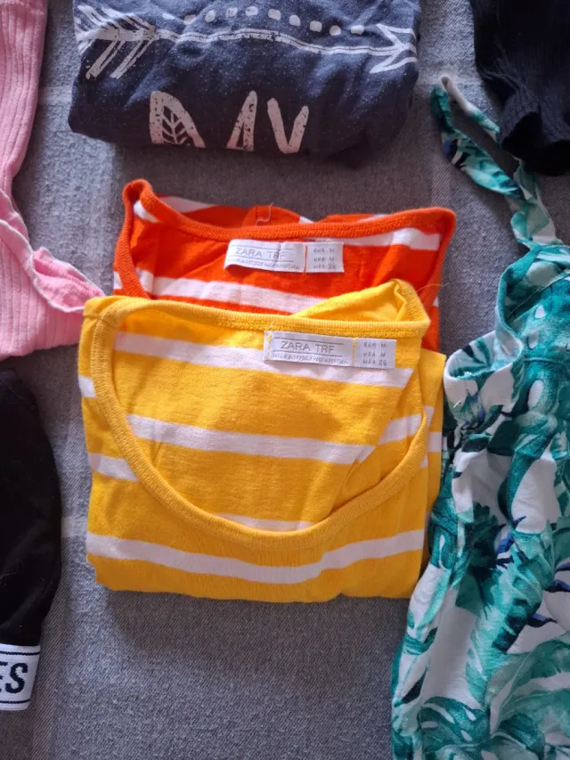 Lote 10 camisetas y tops niña