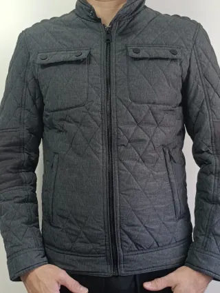 Cazadora Salsa acolchada gris hombre