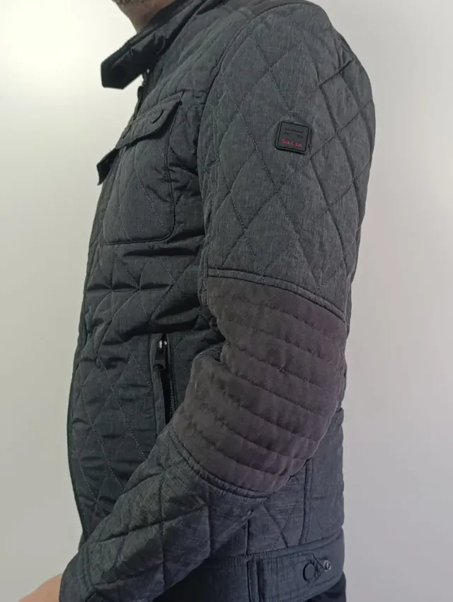 Cazadora Salsa acolchada gris hombre