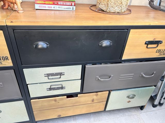 Cajoneras Vintage Metal y Madera