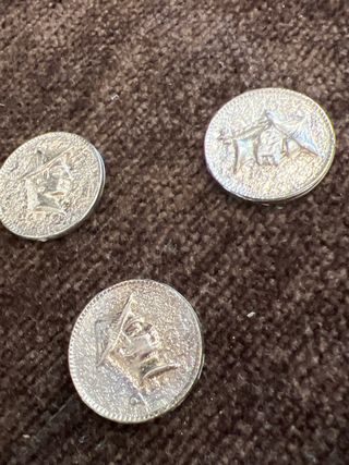 Monedero piel con monedas juegos chinos