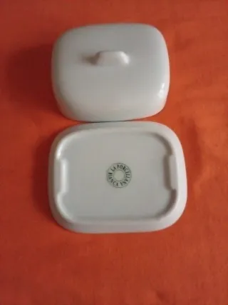 Porta burro Porcellana Bianca